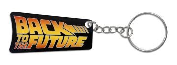 Back  To The Future Logo Keychain
